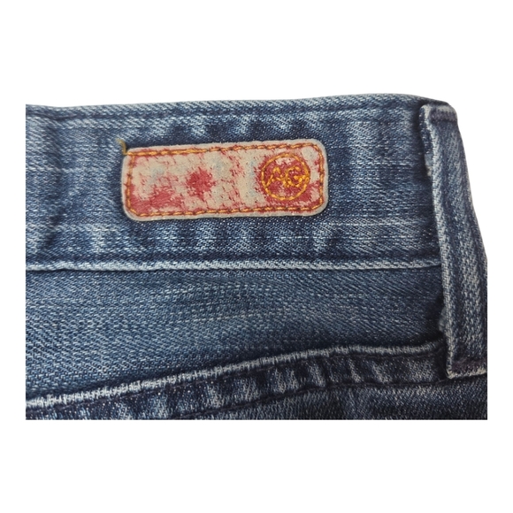 Ag Adriano Goldschmied The Tomboy Crop Jeans Size 28R - Picture 2 of 9